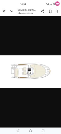 Motorboat RENT A BOAT MALINSKA Boat layout