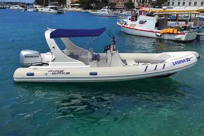 Hire RIB Princi fire wake Zadar