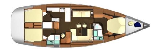 Sailboat Dufour Dufour 525 Grand Large Boat design plan