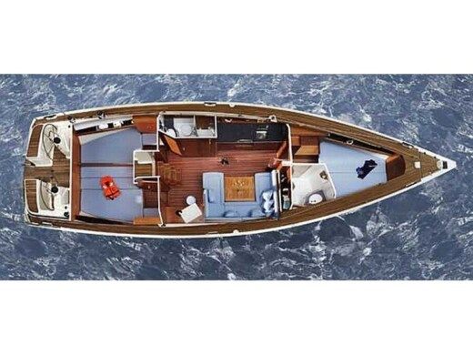 Sailboat BAVARIA BAVARIA 43 CRUISER Plattegrond van de boot