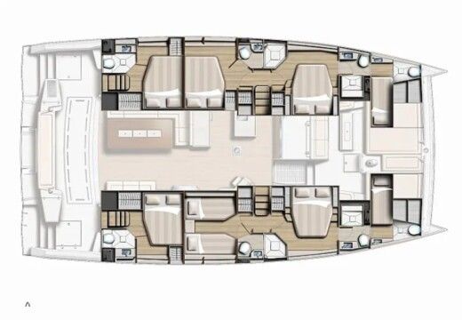 Catamaran Bali - Catana Bali 5.4 boat plan