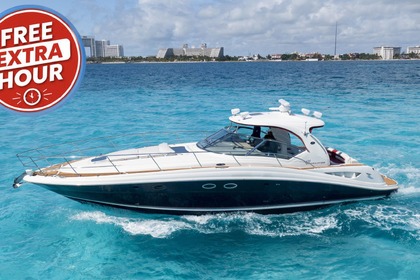 Miete Motorboot Sea Ray Sundancer Cancún