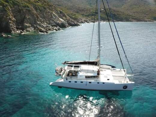 Catamaran CAROFF LAZZI 1402 Boot Grundriss