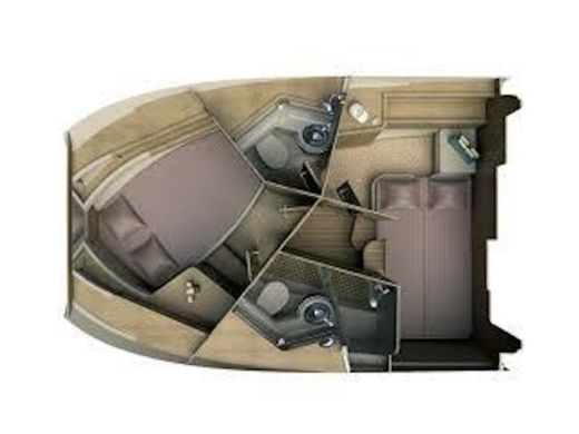 Motorboat SAS Vektor Adriana 36 Plan du bateau