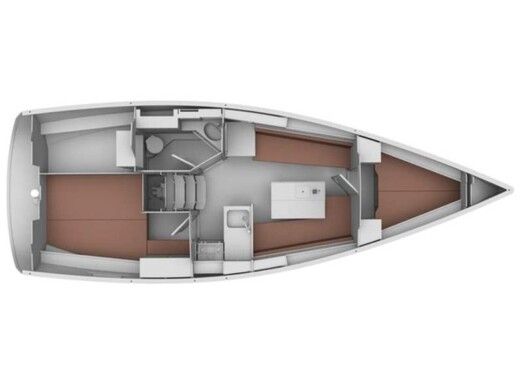 Sailboat Bavaria Cruiser 34 Plan du bateau