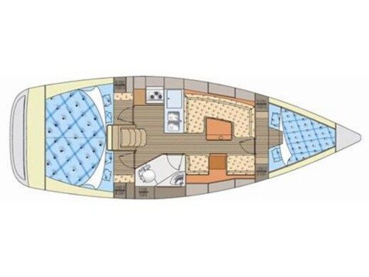 Sailboat Elan 344 Impression Boat design plan