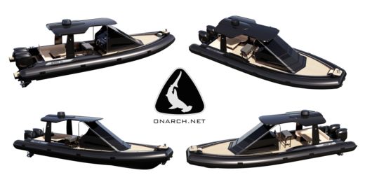 RIB ONARCH SeaQuest 963 Plattegrond van de boot