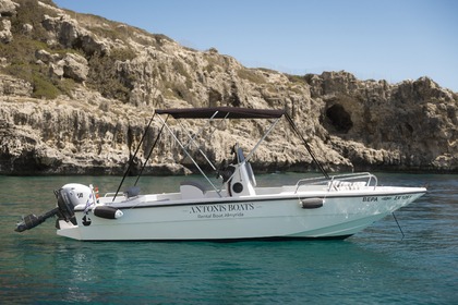 Rental Boat without license  Kreta Mare 5.50 walkaround Almyrida