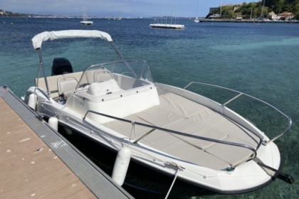 Miete Motorboot Quicksilver Activ 605 Sundeck Golfe Juan