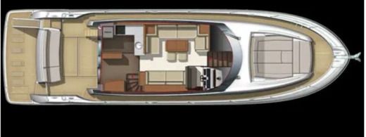 Motorboat Jeanneau Prestige Fly 58ft Boat design plan