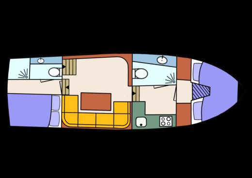 Houseboat Veritas Elite Veha 1000 AK Boat design plan