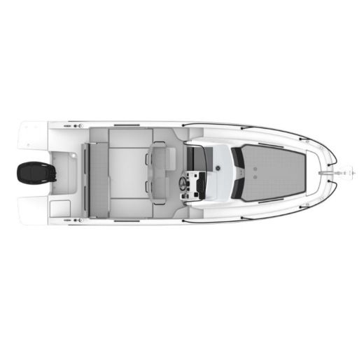 Motorboat Beneteau Flyer 8 boat plan