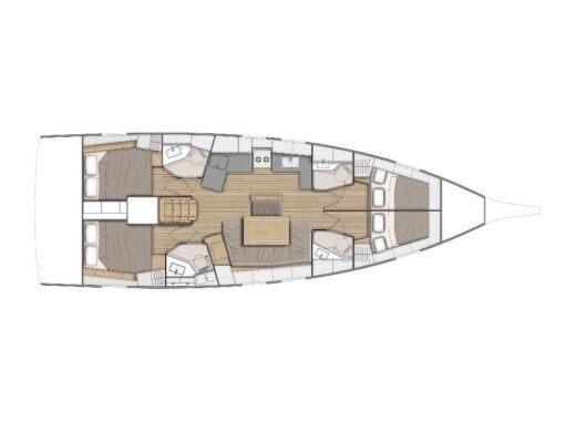 Sailboat  Oceanis 46.1 boat plan