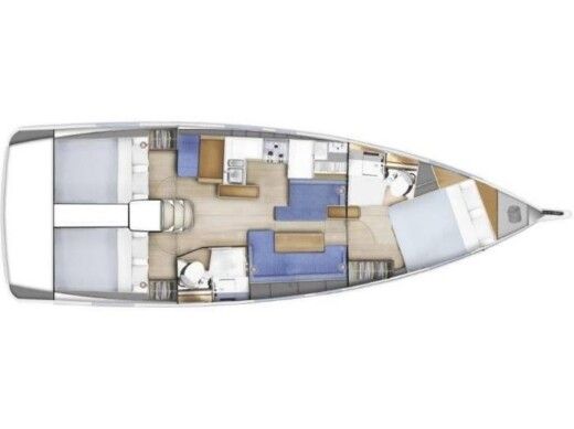 Sailboat Jeanneau Sun Odyssey 410 Boat design plan