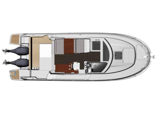 Motorboat Jeanneau Merry Fisher 895 boat plan