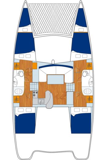 Catamaran Leopard - Robertson & Caine 38 boat plan