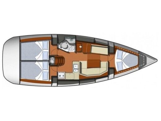 Sailboat  Sun Odyssey 36i Boat design plan