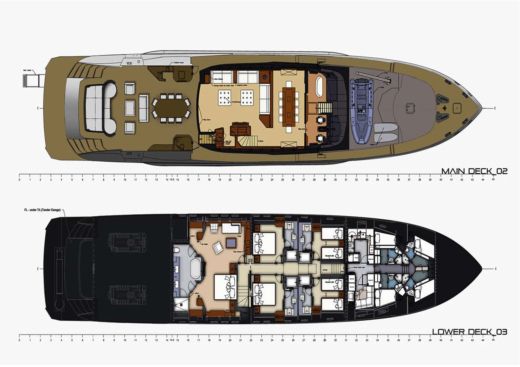 Motor Yacht AK Royalty AK Royalty Palmer Johnson Boat design plan