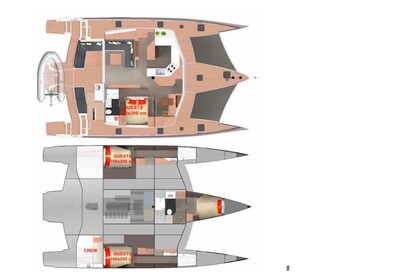 Location Catamaran  Neel 51 Rhodes