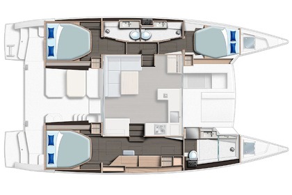 Rental Catamaran  Moorings 4200/3 Marsh Harbour