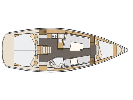 Sailboat ELAN ELAN 35 IMPRESSION Boat design plan