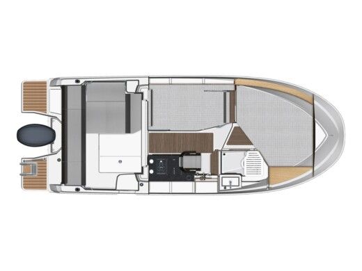 Motorboat Jeanneau Merry Fisher 795 Boat design plan