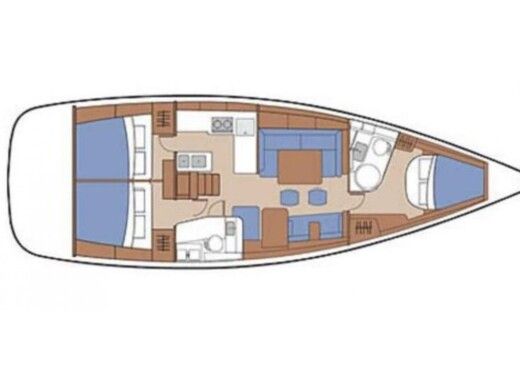 Sailboat  Oceanis 46 Boat design plan