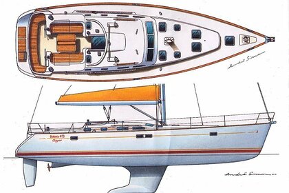Noleggio Barca a vela Beneteau Beneteau Oceanis 473 Cagliari