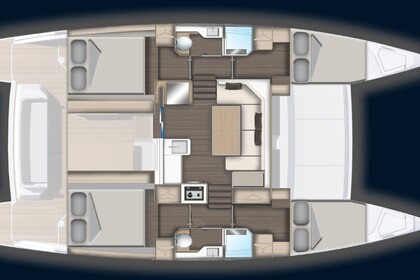 Verhuur Catamaran  AVENTURA 37 Sant Antoni de Portmany