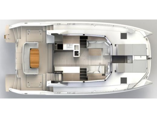 Sailboat  Moorings 464PC Boot Grundriss