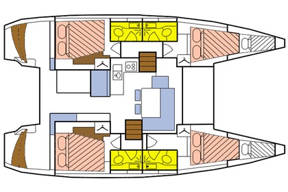 Location Catamaran LAGOON 40 Mahé