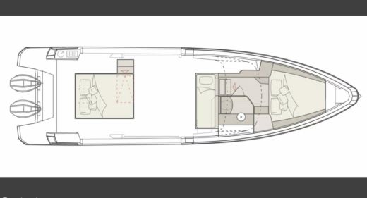 Motorboat SAXDOR SAXDOR 400 GTO Planta da embarcação