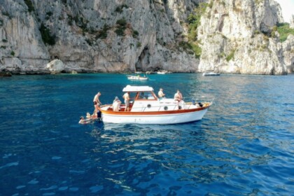 Miete Motorboot Conena Gozzo cabin28 Sorrent