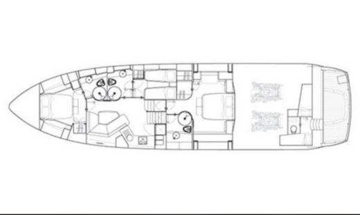 Motor Yacht Sunseeker 72 Predator Boat design plan