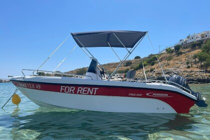 Rental Boat without license  Poseidon 170 Lindos