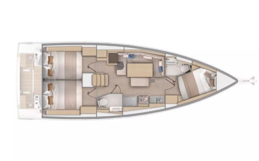 Sailboat Beneteau Oceanis 37.1 Boat design plan