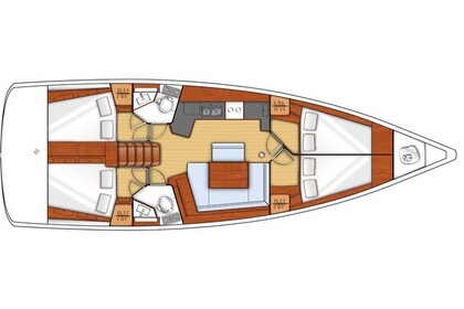 Miete Segelboot BENETEAU OCEANIS 45 Herceg Novi