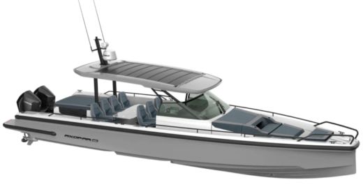 Motorboat Axopar 37TT boat plan