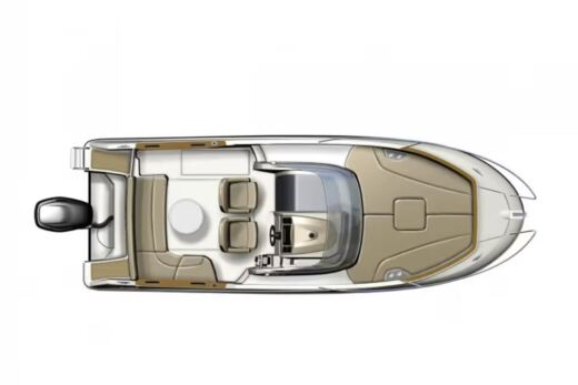 Motorboat Jeanneau CAP CAMARAT 7.5 WA Plano del barco