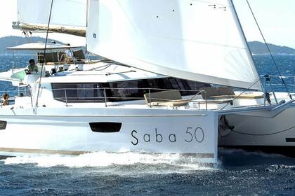 Charter Catamaran Fountaine - Pajot Saba 50 Athens