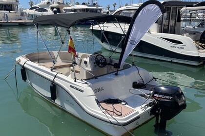 Noleggio Barca senza patente  Quicksilver 475 aXess Sitges