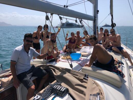 Salerne Sailboat Beneteau Cyclades 43.3 alt tag text