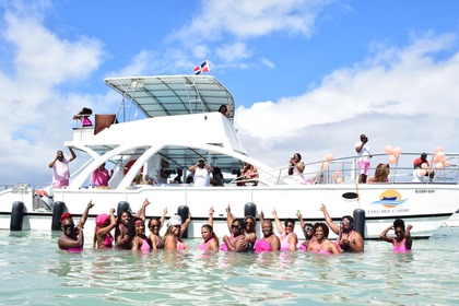 Hire Motorboat PREMIUM CATAMARAN RENTAL CAPTAIN AND CREW INCLUDED Punta Cana