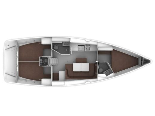 Sailboat Bavaria Bavaria Cruiser 41  Boat layout
