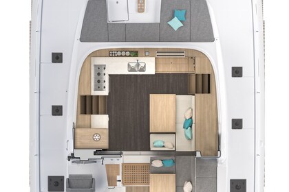 Noleggio Catamarano Lagoon-Bénéteau Lagoon 43 - 4 + 2 cab. Trogir