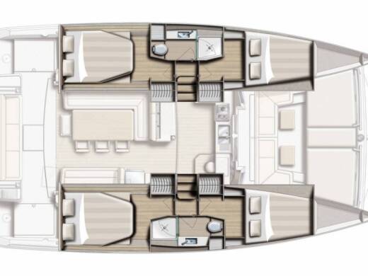 Catamaran Bali - Catana Bali 4.1 boat plan