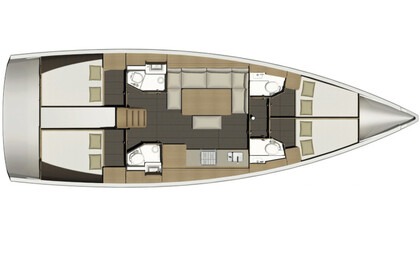 Miete Segelboot DUFOUR 460 Grand Large Kaštel Gomilica