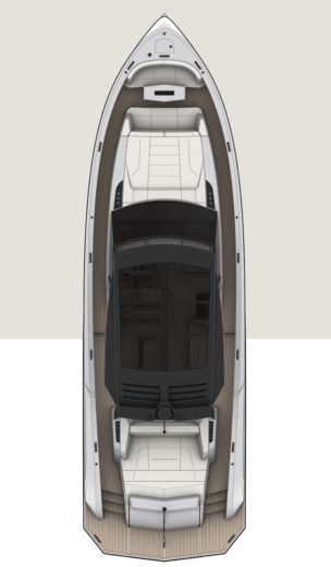 Motorboat Vanquish Yachts Vanquish 58 Plano del barco