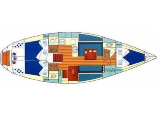 Sailboat Jeanneau Sun Légende 41 boat plan