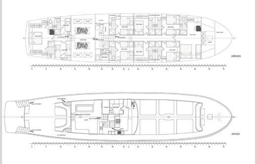 Gulet Gulet gulet OB Boat layout
